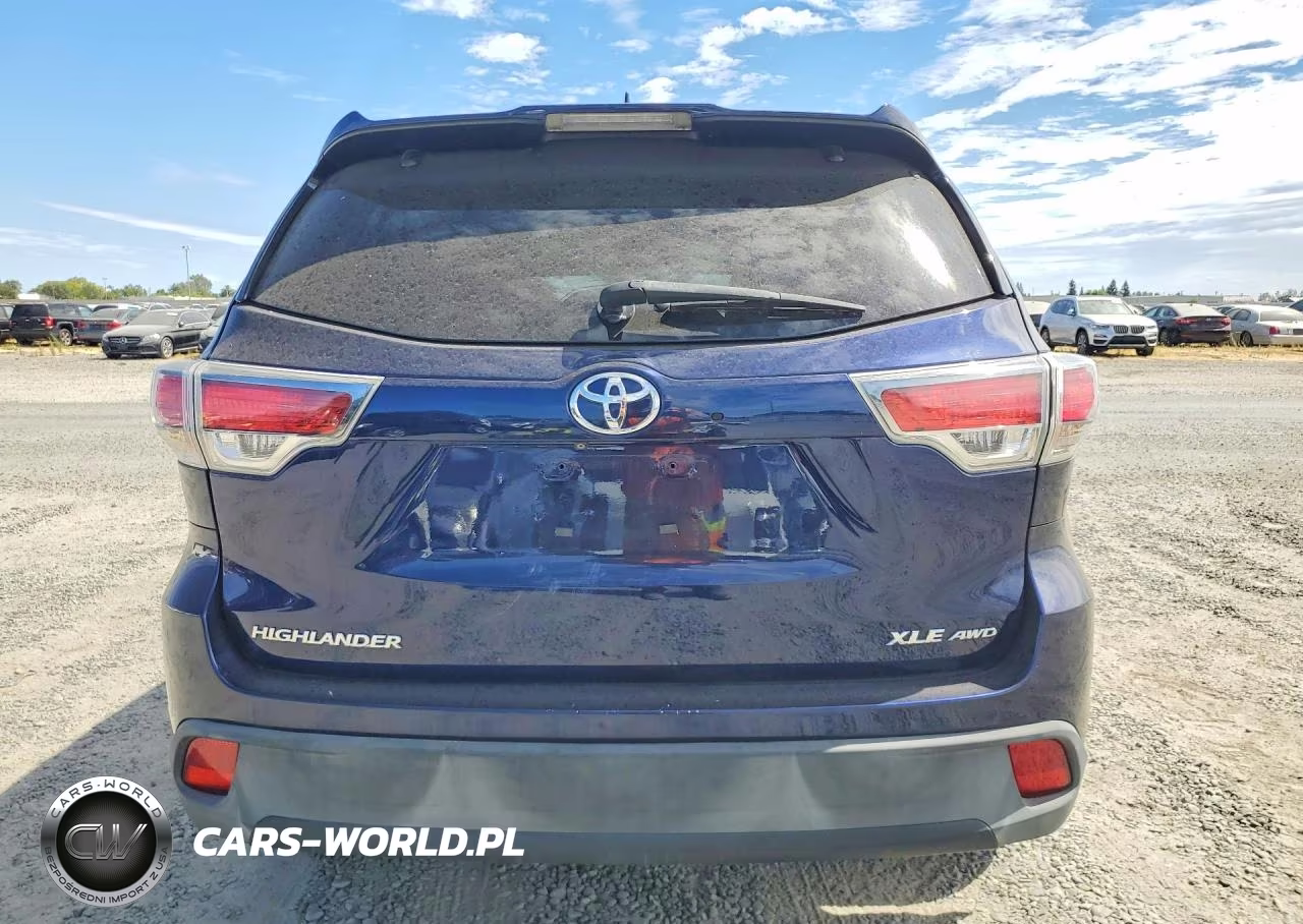2015 Toyota Highlander Xle VIN:5TDJKRFH6FS104613 - 6
