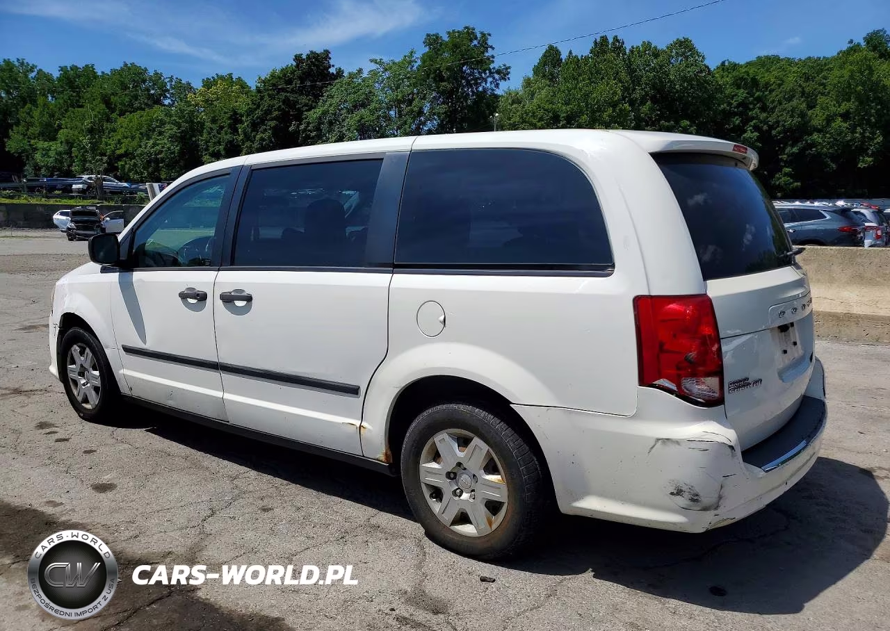 2012 Dodge Grand Caravan Se VIN:2C4RDGBG1CR407110 - 2