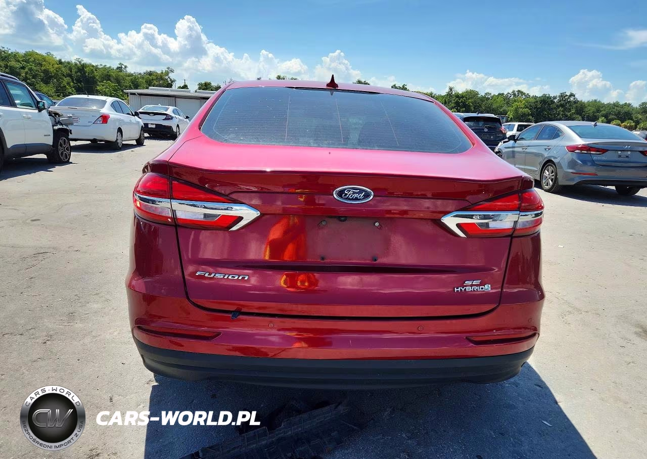 2019 Ford Fusion Se VIN:3FA6P0LU1KR205582 - 6