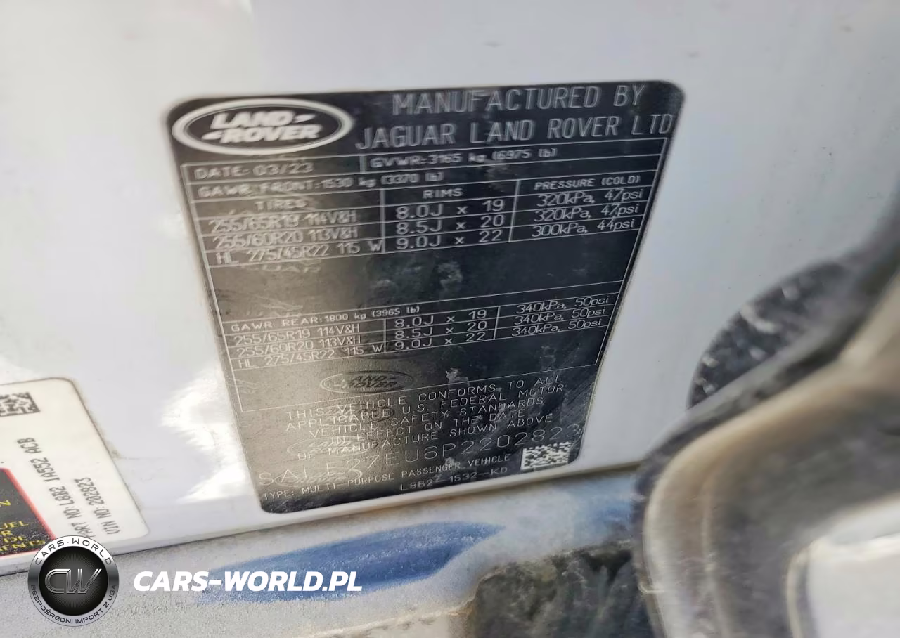 2023 Land Rover Defender 110 X-Dynamic Se VIN:SALE27EU6P2202823 - 13