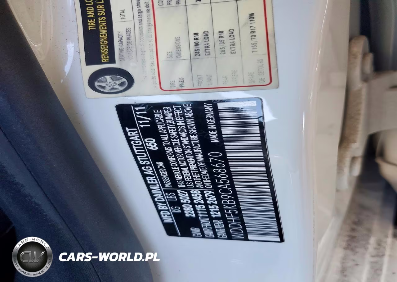 2012 Mercedes-Benz E 350 VIN:WDDHF5KB9CA568670 - 12