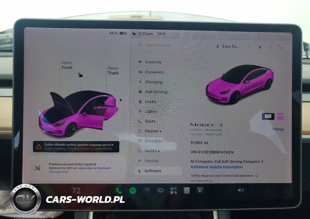 2019 Tesla Model 3 VIN:5YJ3E1EB6KF474814 - 9
