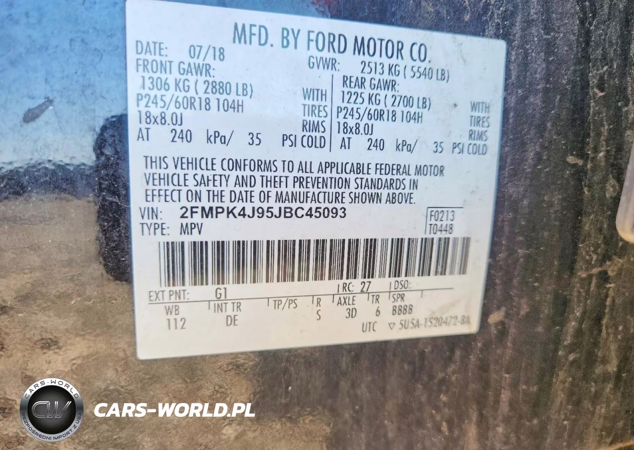 2018 Ford Edge Sel VIN:2FMPK4J95JBC45093 - 13