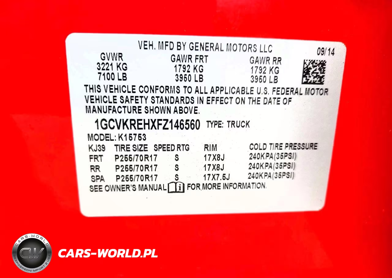 2015 Chevrolet Silverado K1500 Lt VIN:1GCVKREHXFZ146560 - 13