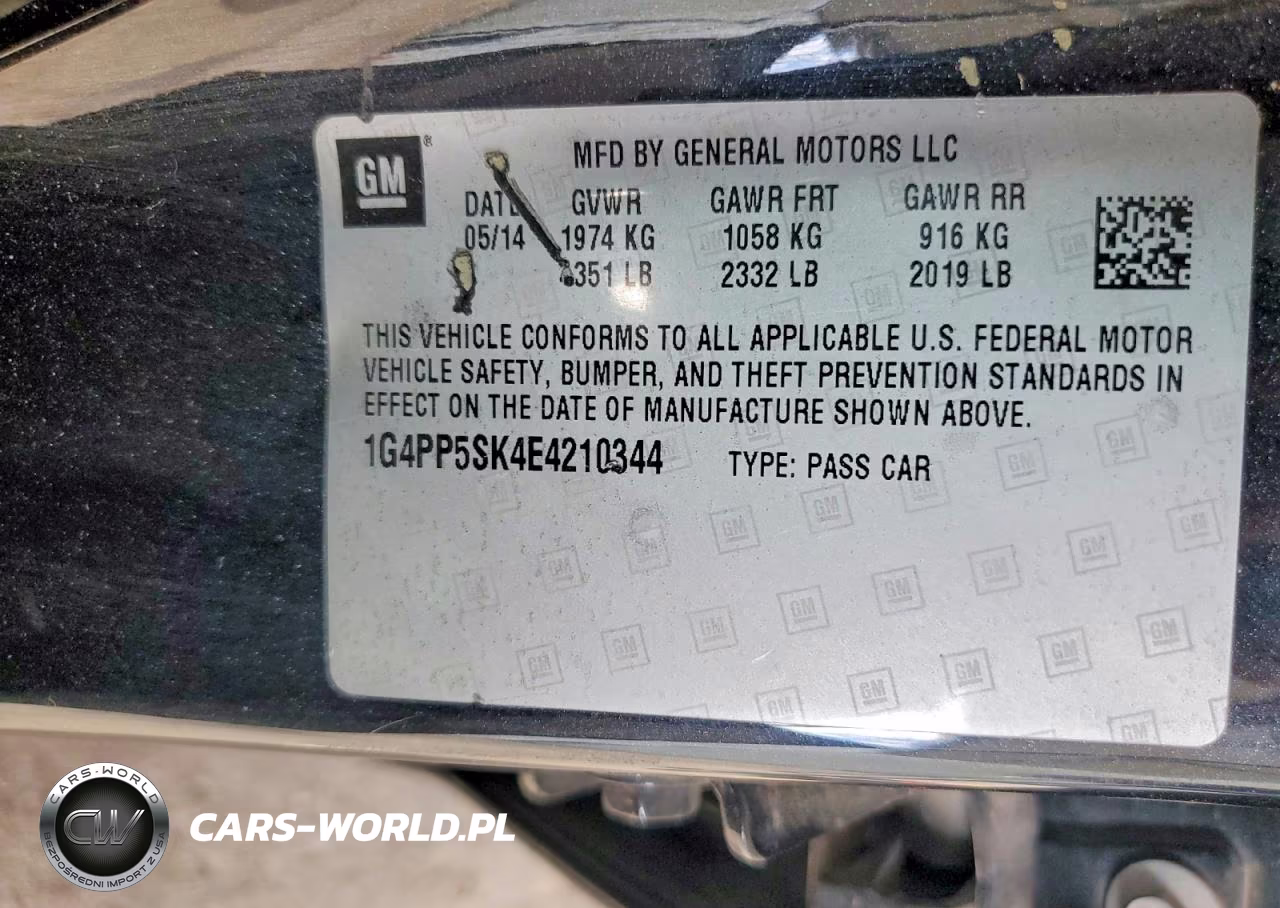 2014 Buick Verano VIN:1G4PP5SK4E4210344 - 13