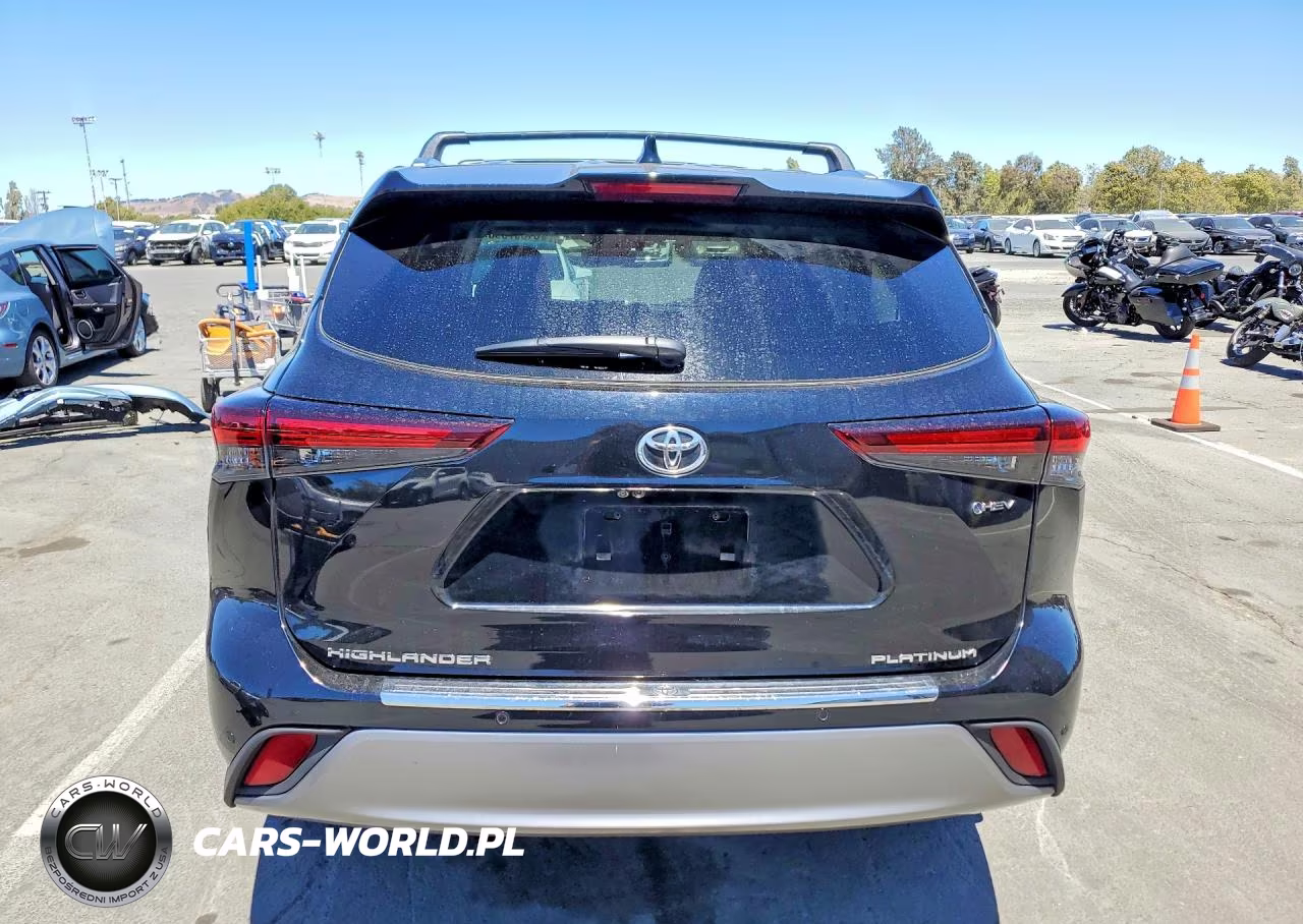 2025 Toyota Highlander Hybrid Platinum VIN:5TDEBRCHXSS649164 - 6