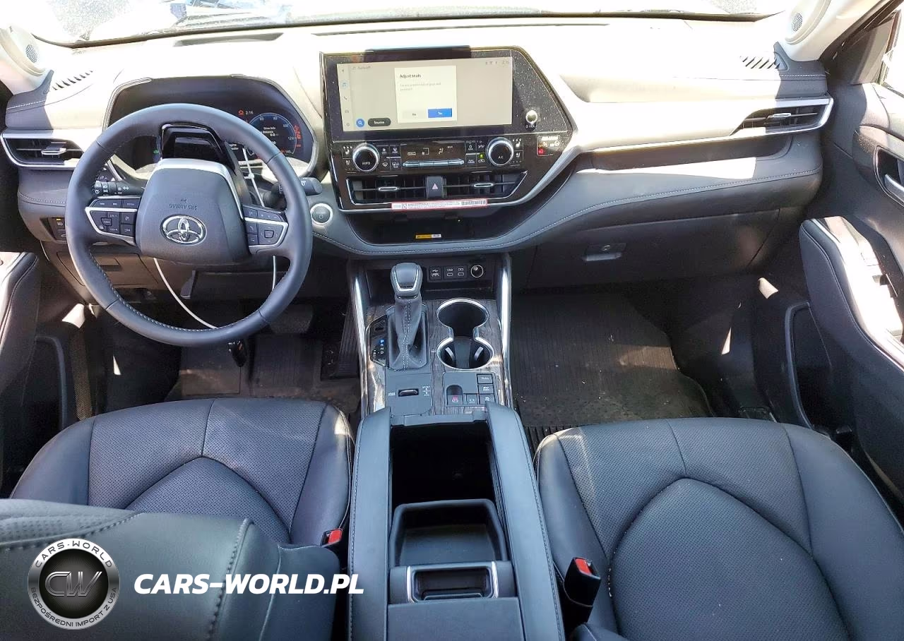 2025 Toyota Highlander Hybrid Platinum VIN:5TDEBRCHXSS649164 - 8