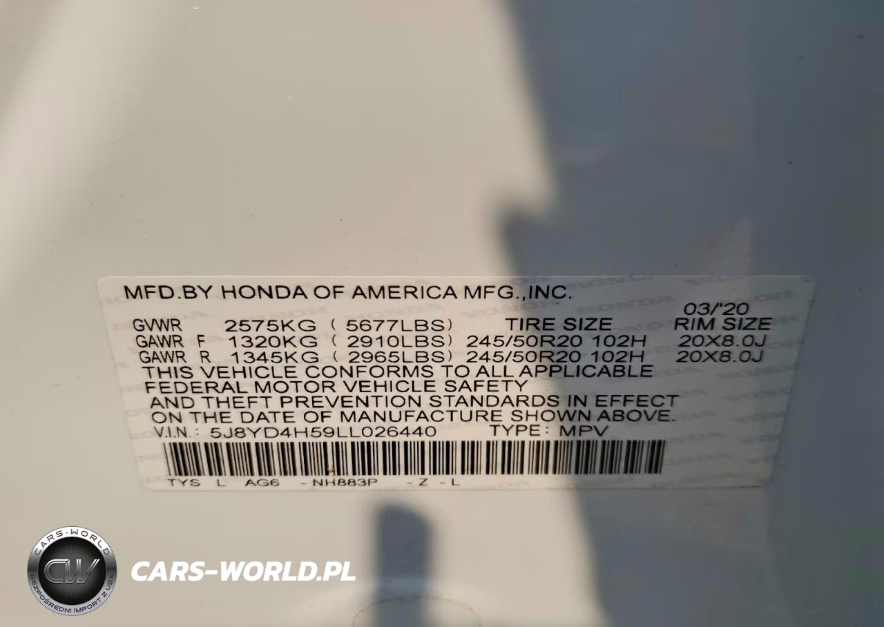 2020 Acura Mdx Technology VIN:5J8YD4H59LL026440 - 12