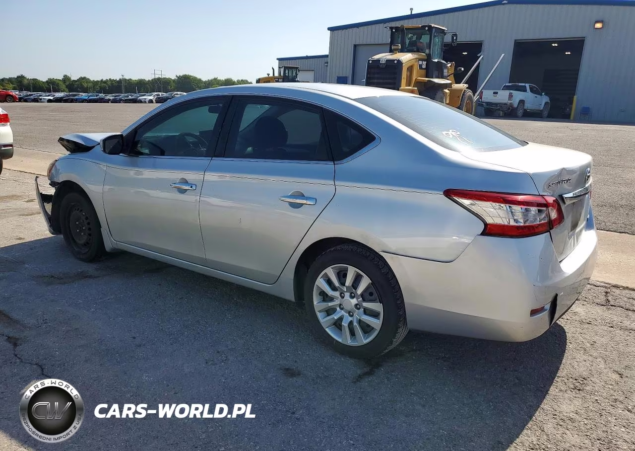 2013 Nissan Sentra S VIN:3N1AB7AP2DL633341 - 2