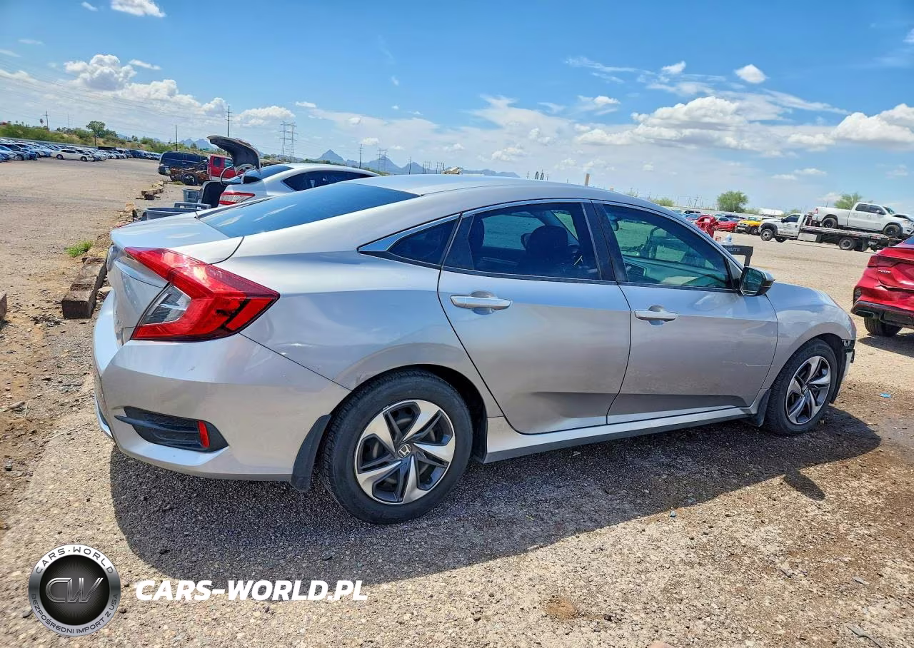 2019 Honda Civic Lx VIN:2HGFC2F69KH592040 - 3