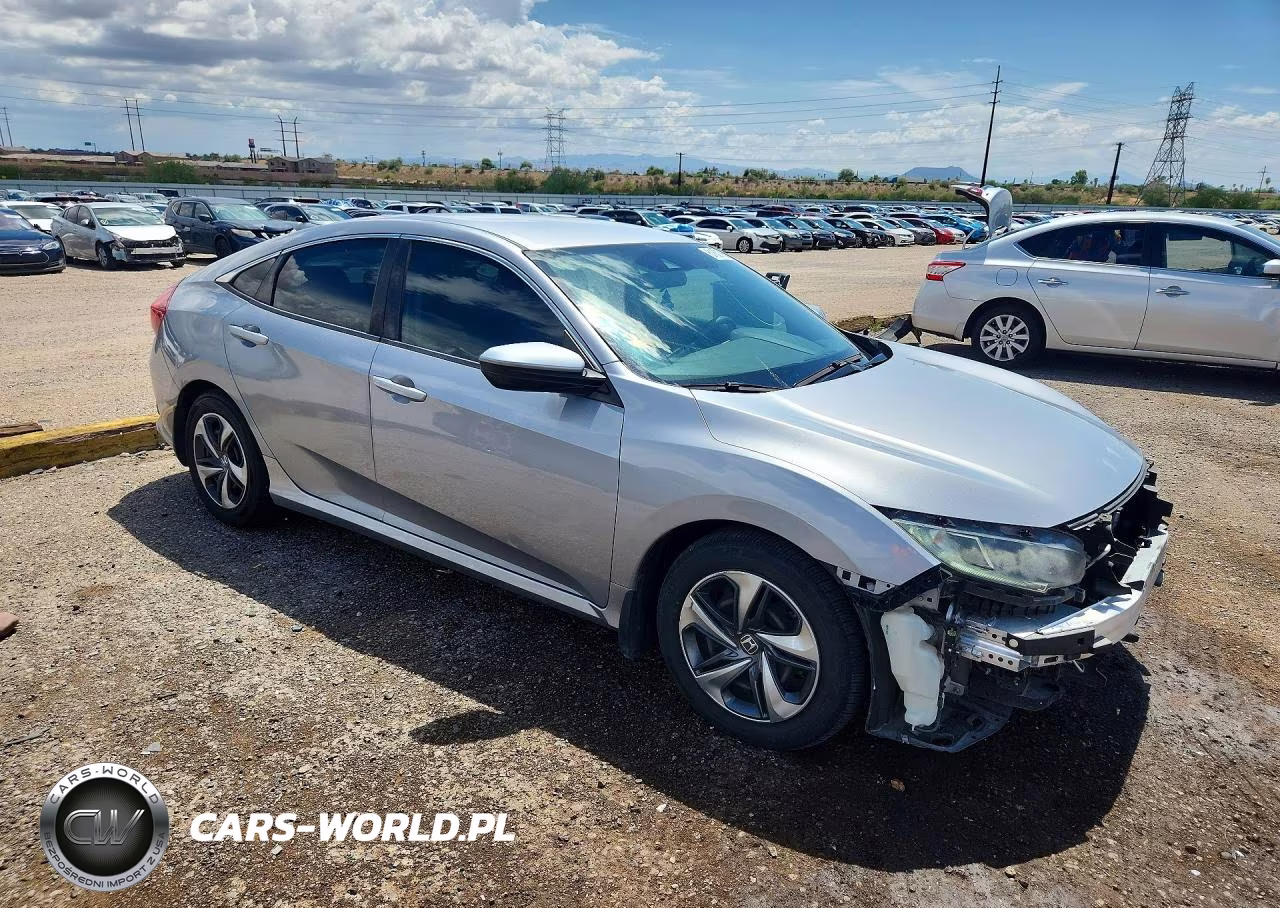 2019 Honda Civic Lx VIN:2HGFC2F69KH592040 - 4