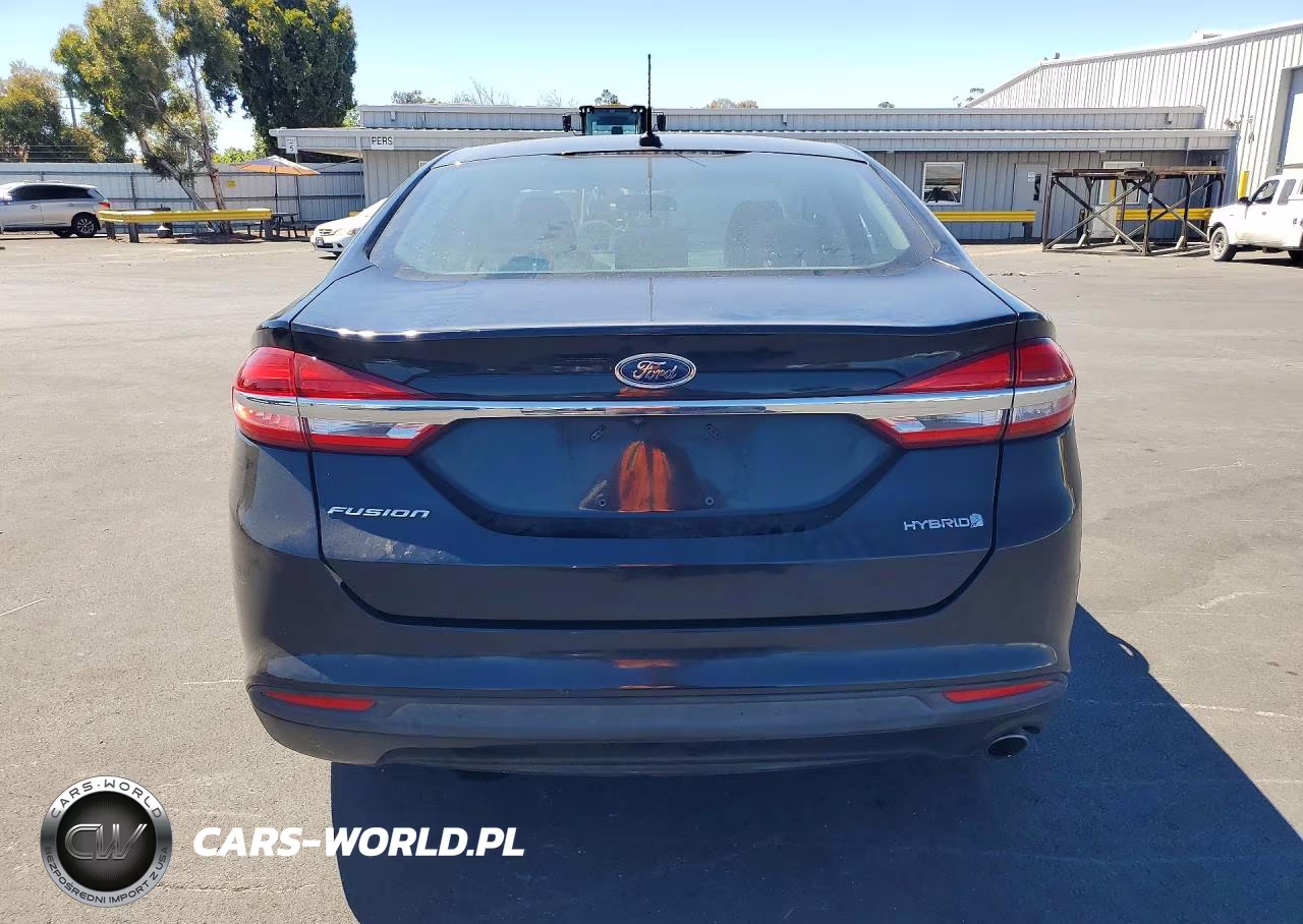 2017 Ford Fusion S Hybrid VIN:3FA6P0UU2HR151619 - 6