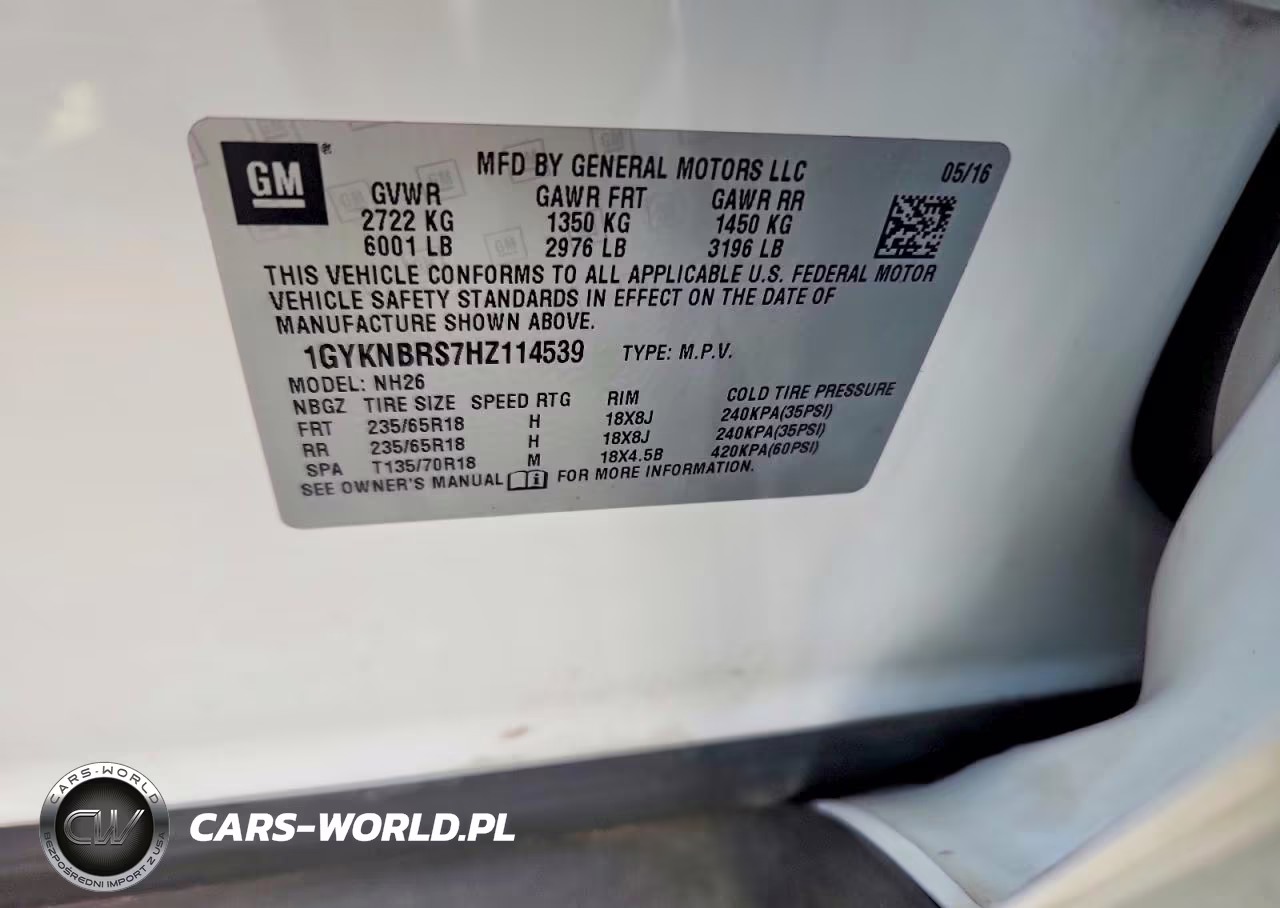 2017 Cadillac Xt5 Luxury VIN:1GYKNBRS7HZ114539 - 13
