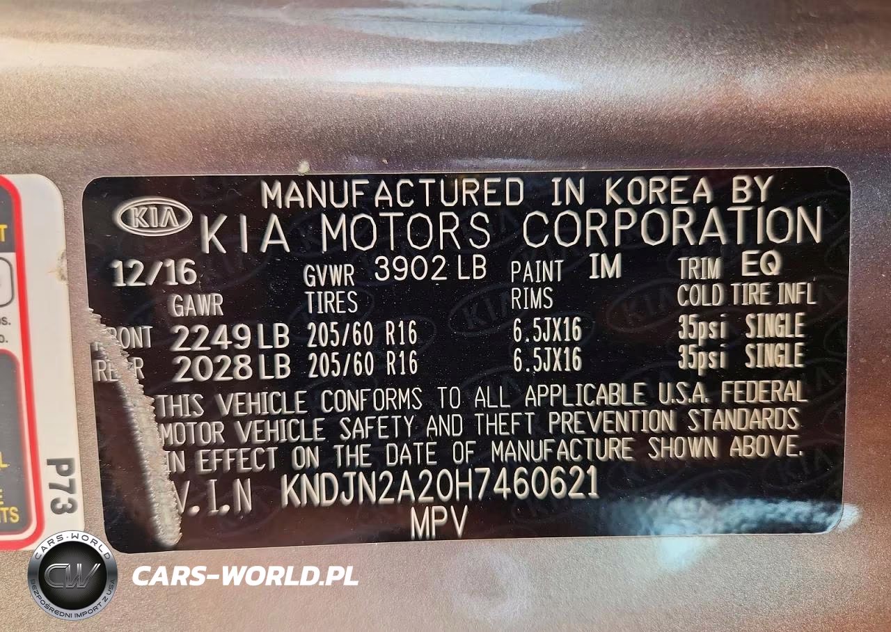 2017 Kia Soul Base VIN:KNDJN2A20H7460621 - 12
