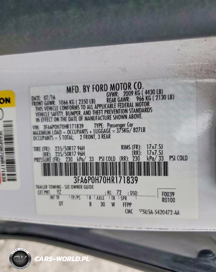 2017 Ford Fusion Se VIN:3FA6P0H70HR171839 - 12