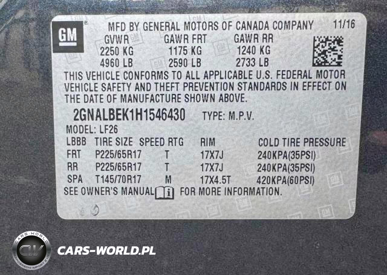2017 Chevrolet Equinox Ls VIN:2GNALBEK1H1546430 - 15