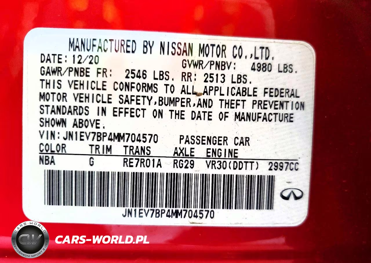 2021 Infiniti Q50 Luxe VIN:JN1EV7BP4MM704570 - 12