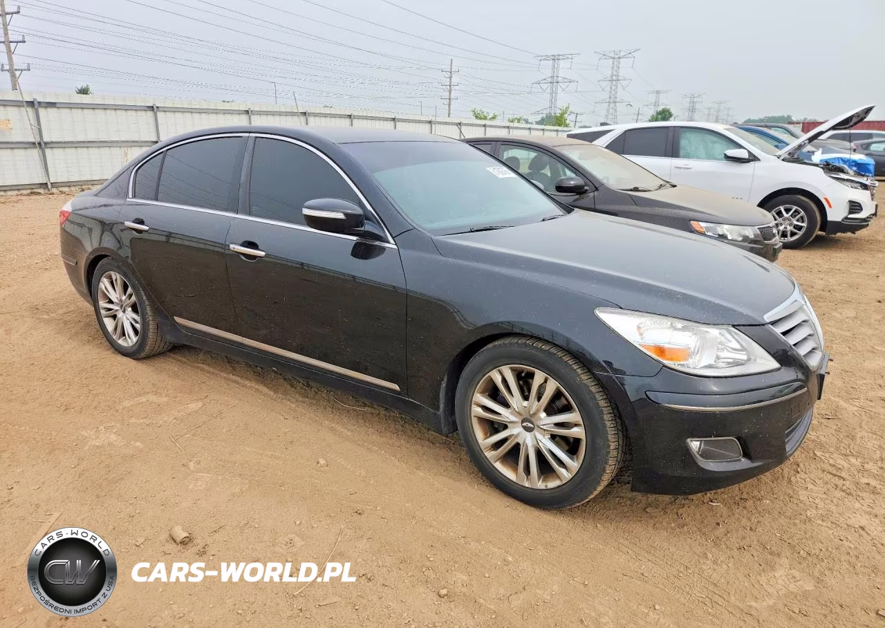 2009 Hyundai Genesis 4.6L VIN:KMHGC46F09U055672 - 4