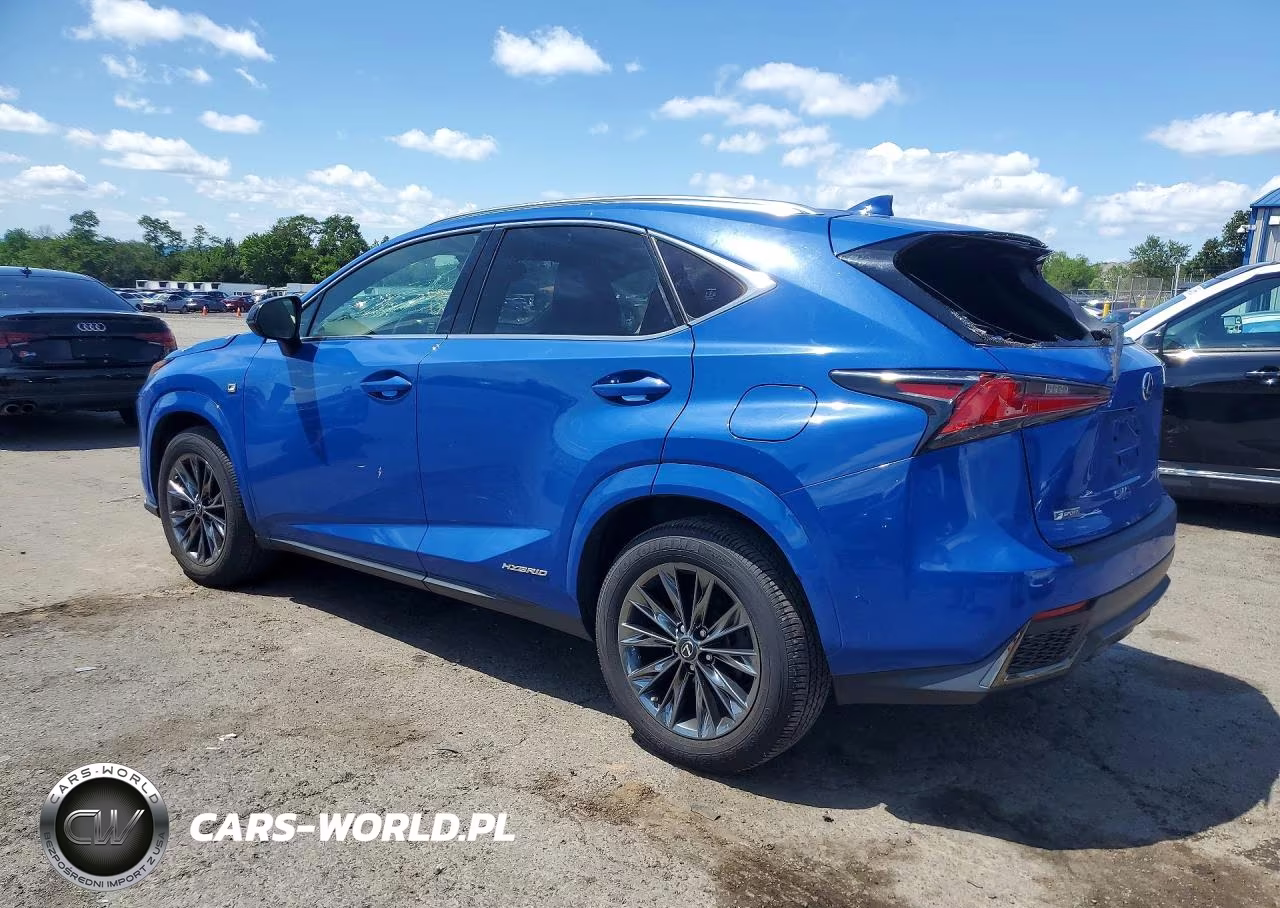 2021 Lexus Nx 300H F Sport Black Line VIN:JTJSJRDZ2M2154672 - 2