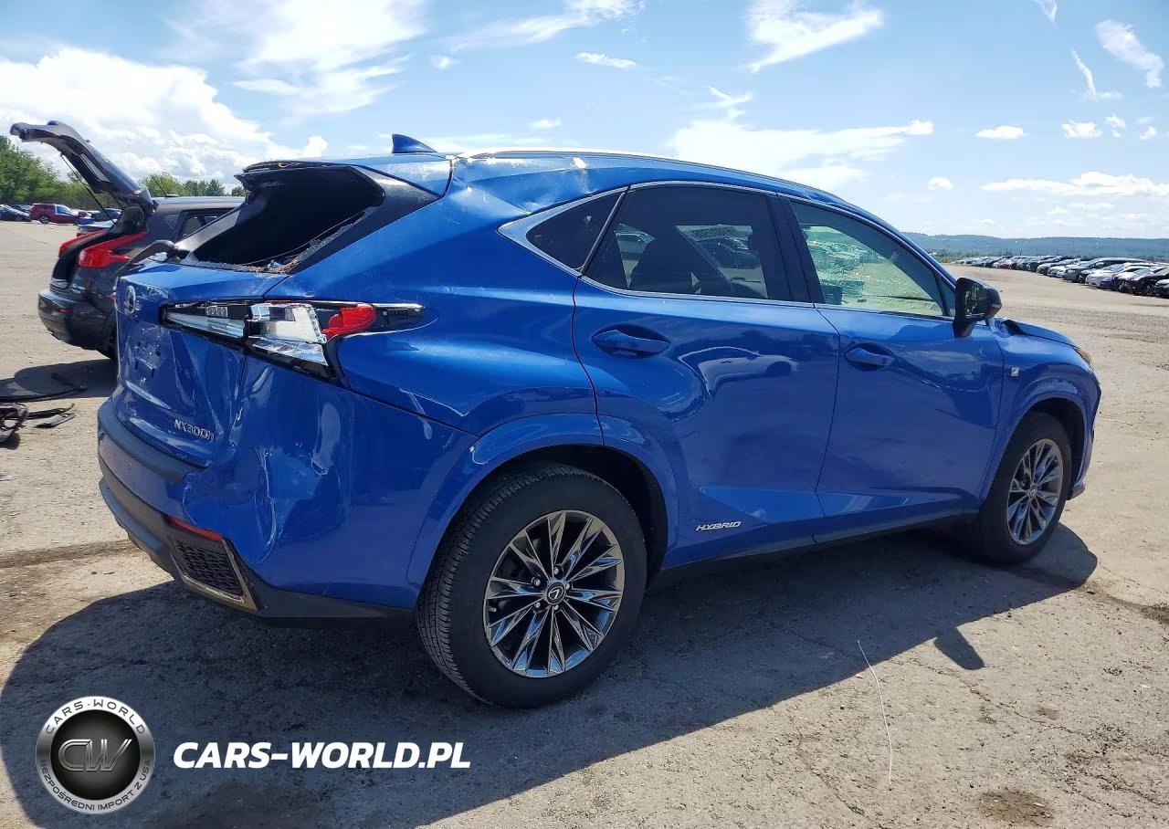 2021 Lexus Nx 300H F Sport Black Line VIN:JTJSJRDZ2M2154672 - 3