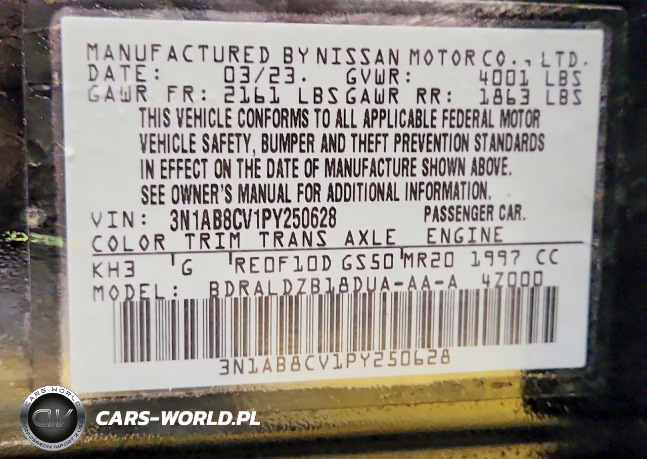 2023 Nissan Sentra Sv VIN:3N1AB8CV1PY250628 - 13