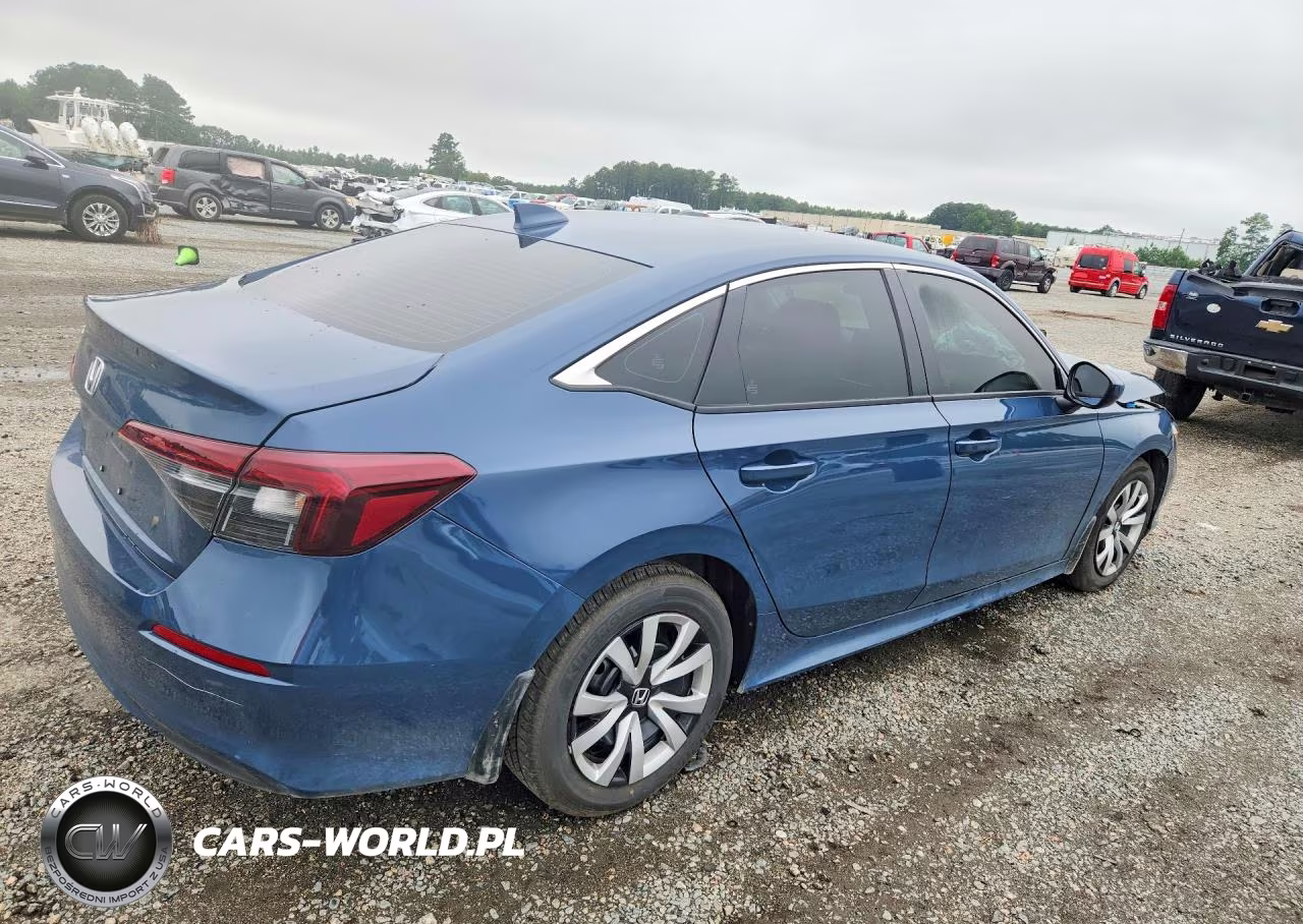 2026 Honda Civic Lx VIN:2HGFE2F29TH578759 - 3
