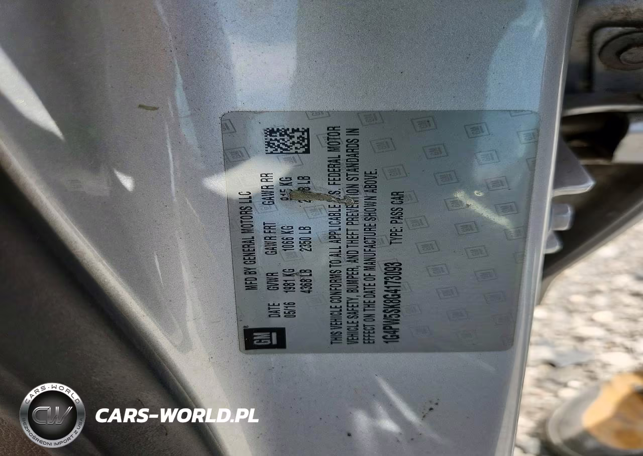 2016 Buick Verano Sport Touring VIN:1G4PW5SK8G4173093 - 13