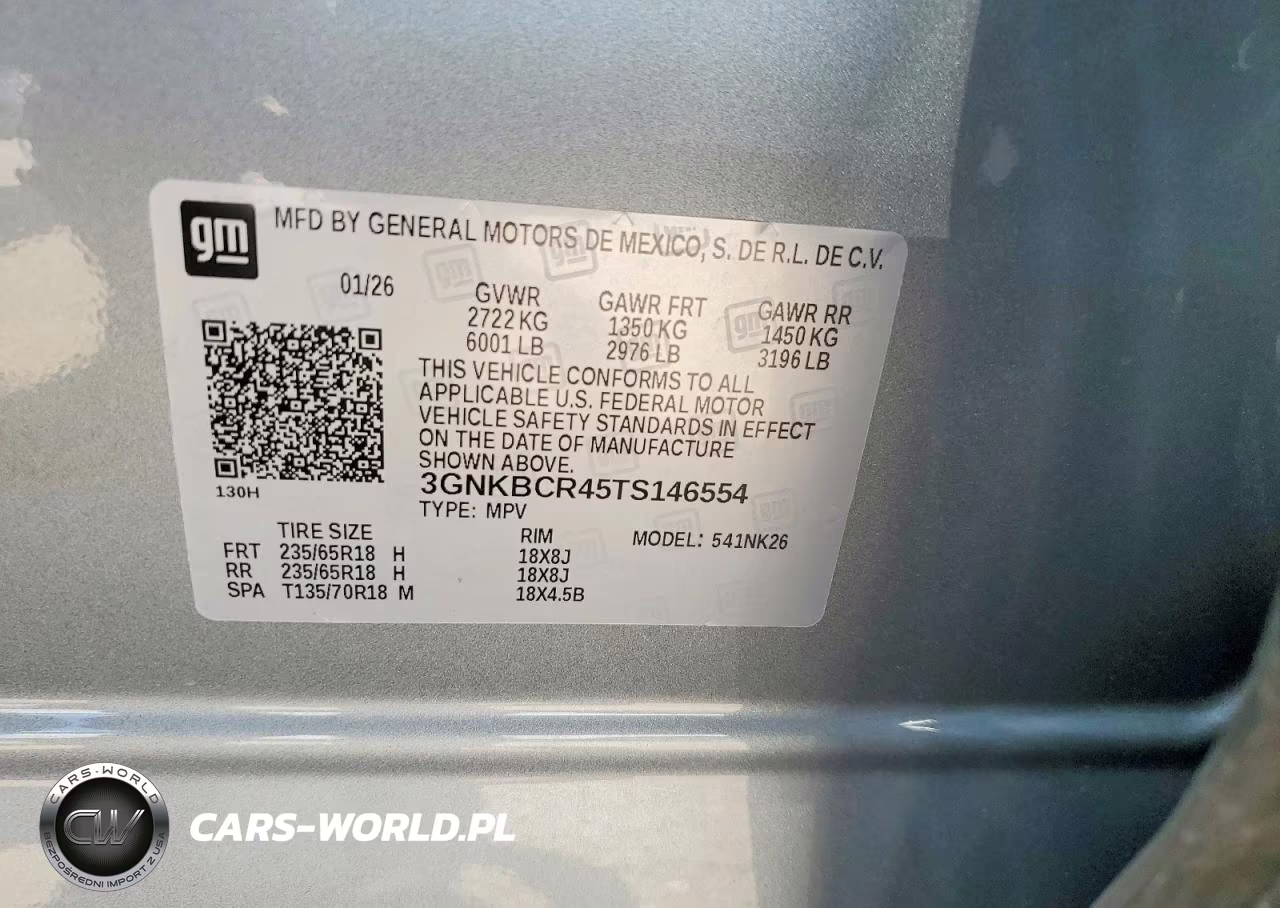 2026 Chevrolet Blazer 2Lt VIN:3GNKBCR45TS146554 - 14