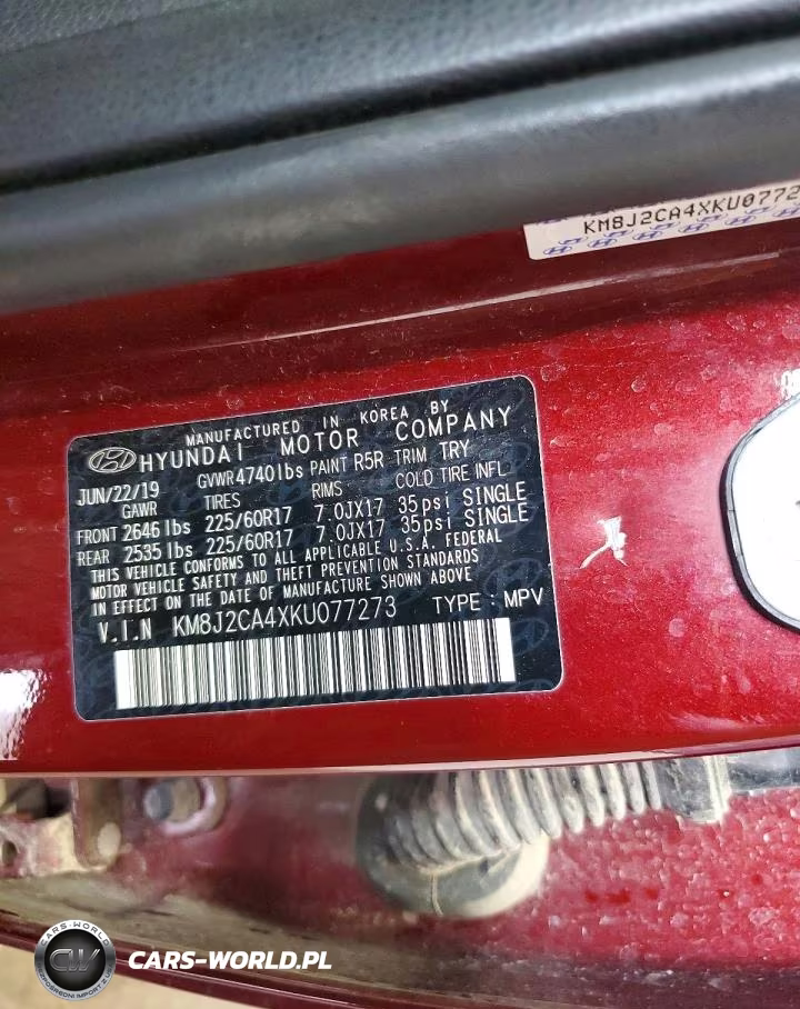 2019 Hyundai Tucson Se VIN:KM8J2CA4XKU077273 - 13