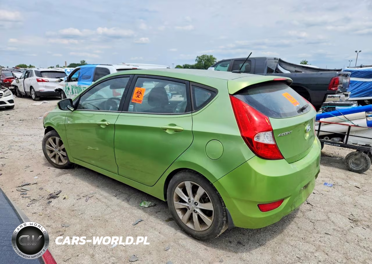 2012 Hyundai Accent Se VIN:KMHCU5AE1CU023451 - 2