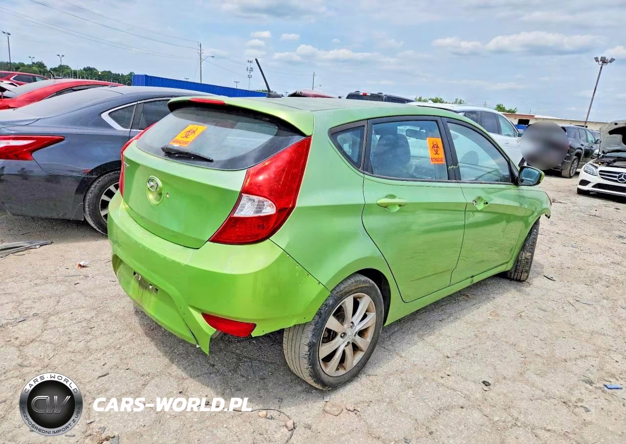 2012 Hyundai Accent Se VIN:KMHCU5AE1CU023451 - 3