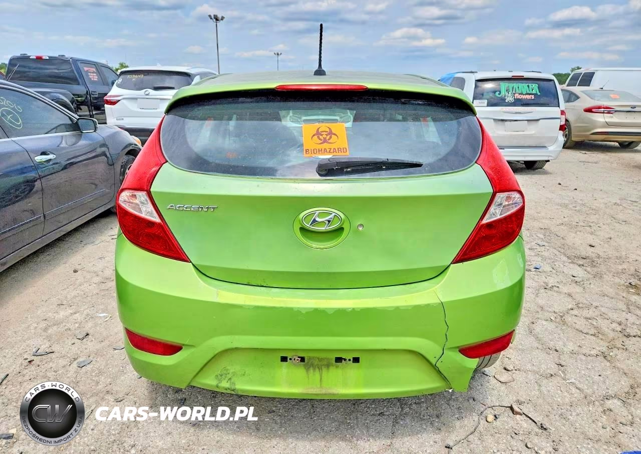 2012 Hyundai Accent Se VIN:KMHCU5AE1CU023451 - 6