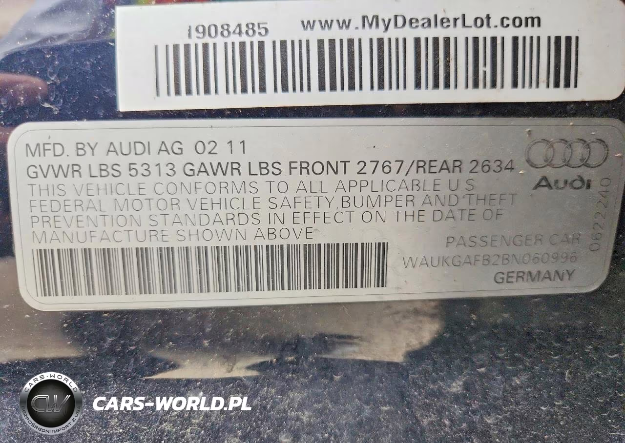 2016 Audi A5 VIN:WAUKGAFB2BN060996 - 12