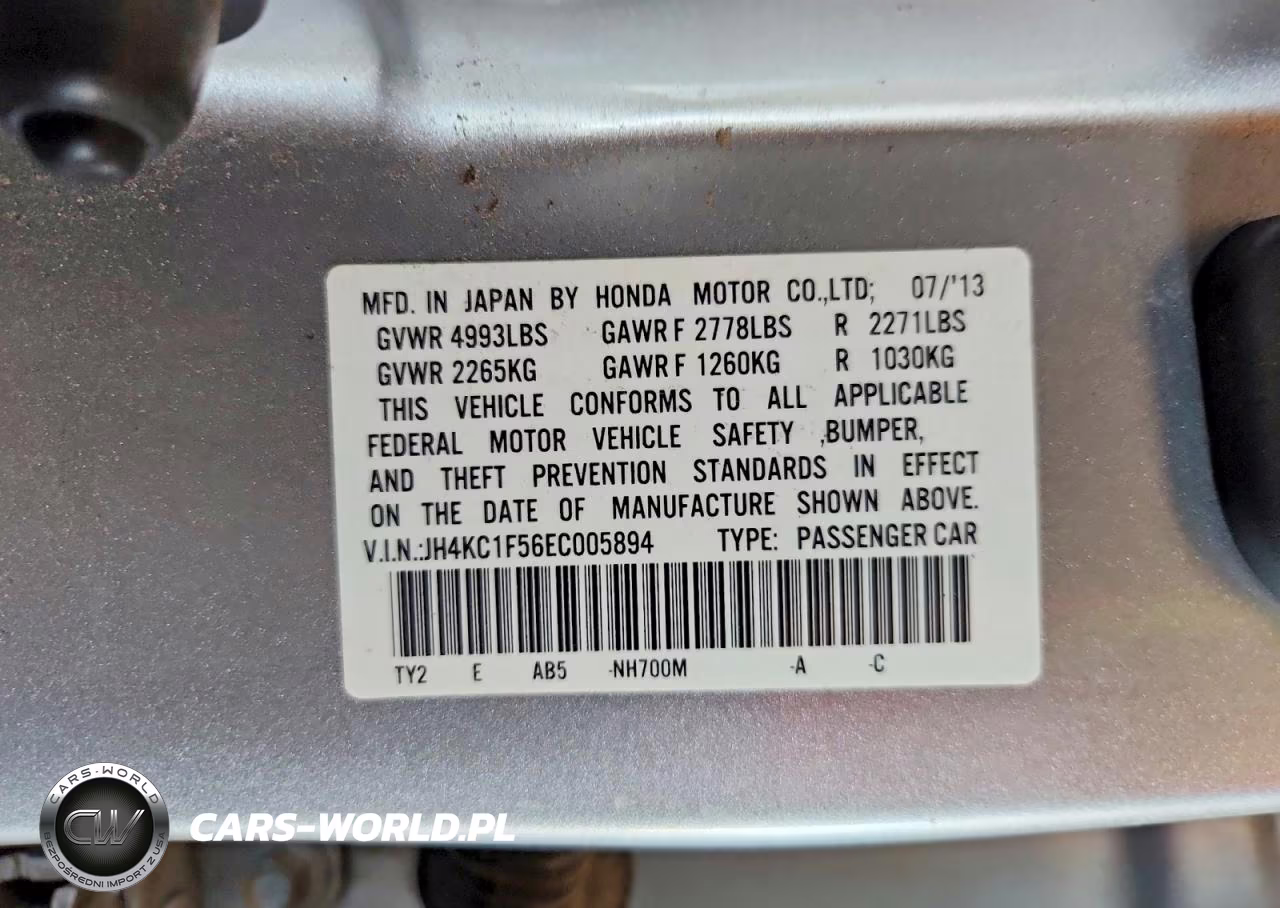 2014 Acura Rlx Tech VIN:JH4KC1F56EC005894 - 12