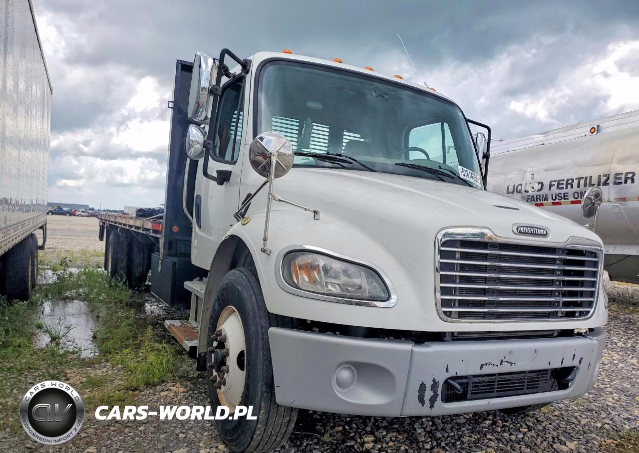 2014 Freightliner Business Class M2 Flatbed Truck VIN:1FVACWDU8EHFV6326 - 4