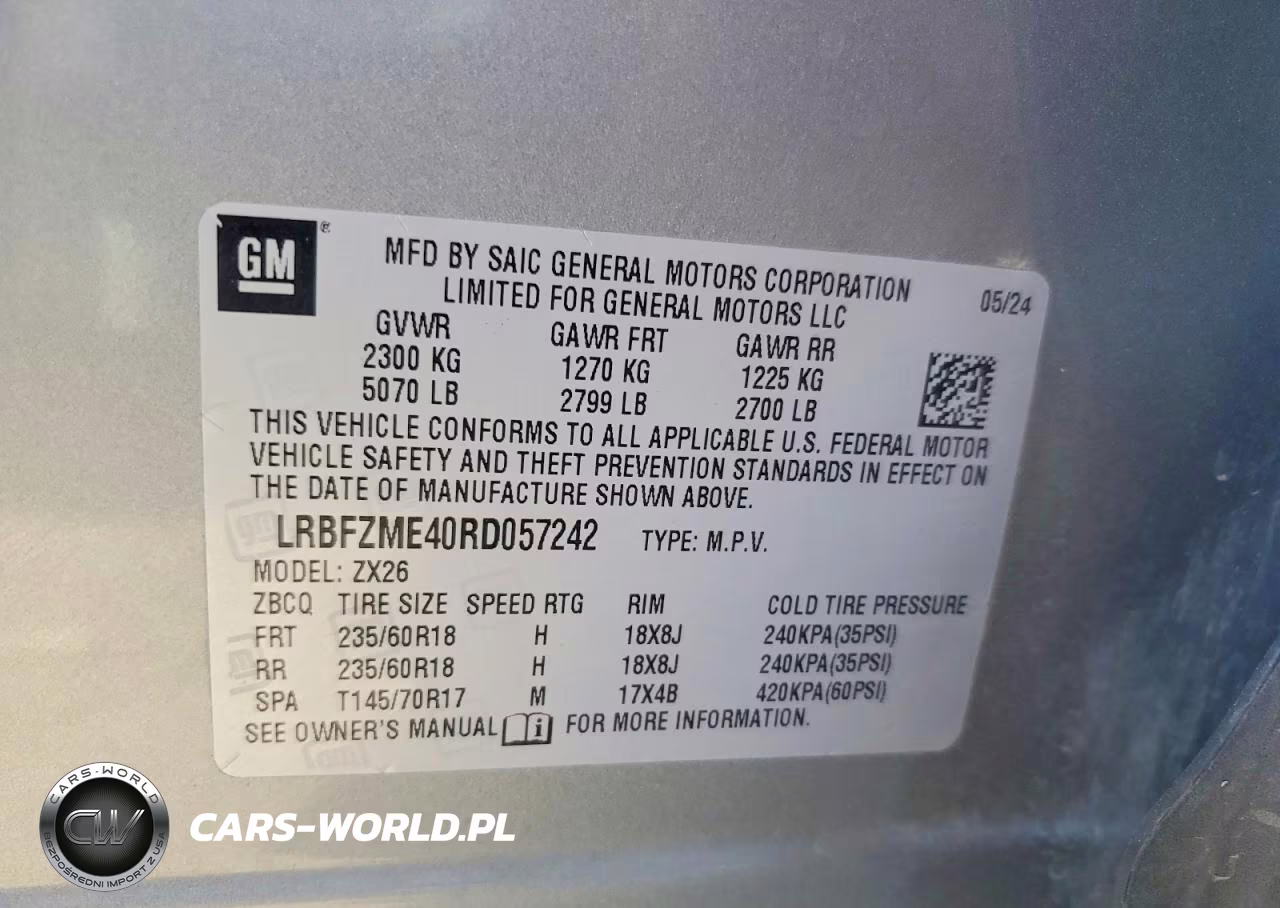 2024 Buick Envision Preferred VIN:LRBFZME40RD057242 - 13