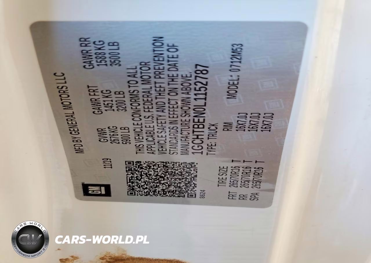 2020 Chevrolet Colorado VIN:1GCHTBEN0L1152787 - 13