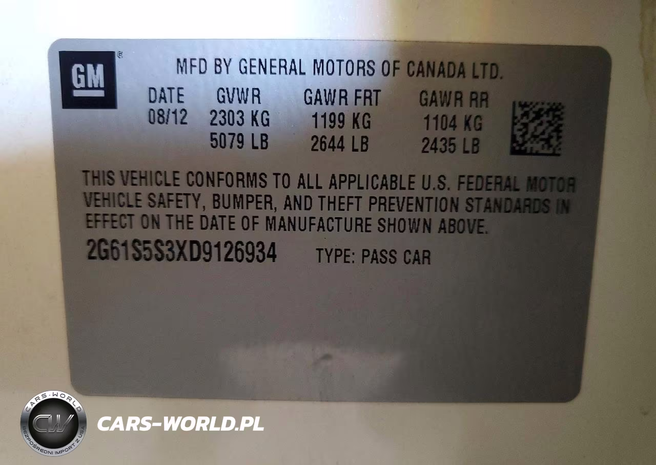2013 Cadillac Xts Premium Collection VIN:2G61S5S3XD9126934 - 12