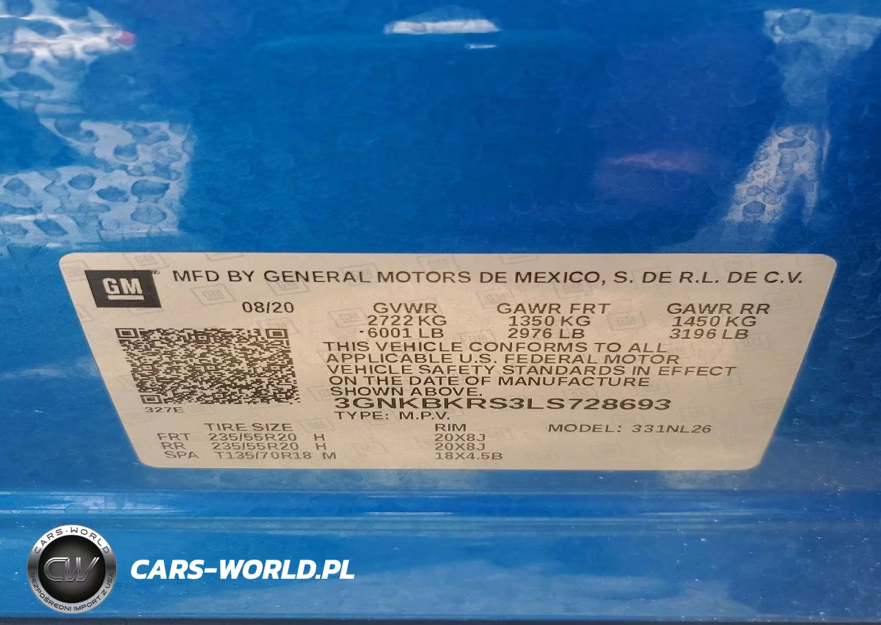 2020 Chevrolet Blazer Rs VIN:3GNKBKRS3LS728693 - 13