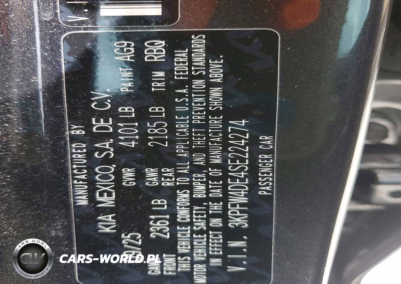 2025 Kia K4 Gt Line VIN:3KPFW4DE4SE224274 - 12