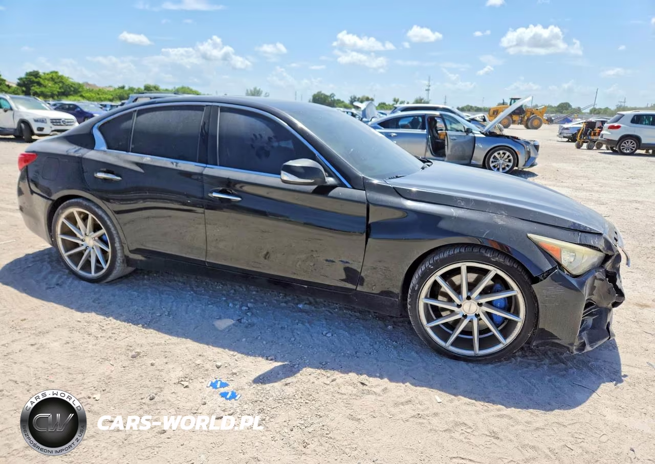 2015 Infiniti Q50 Hybrid Sport VIN:JN1AV7AP3FM790649 - 4