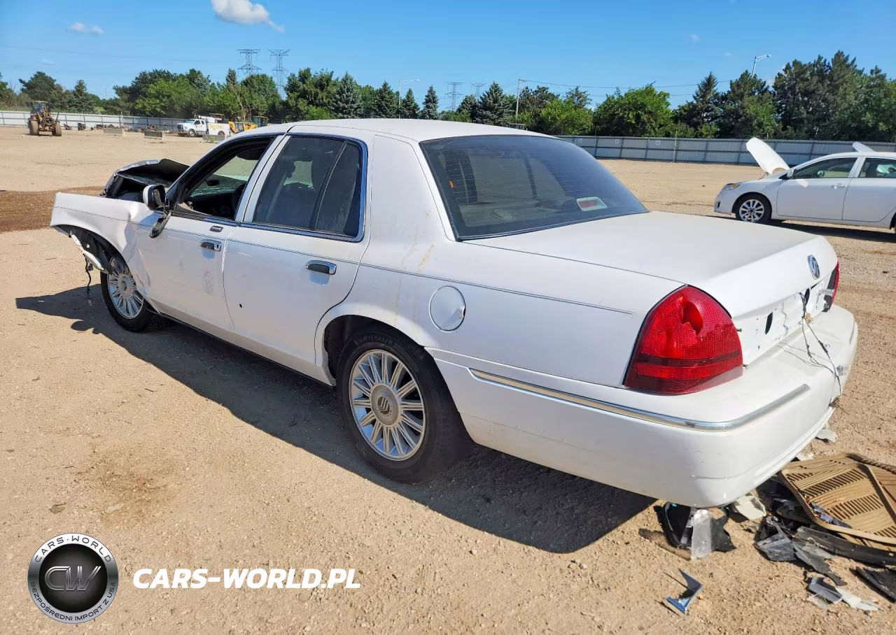 2008 Mercury Grand Marquis Ls VIN:2MEFM75V18X639043 - 2