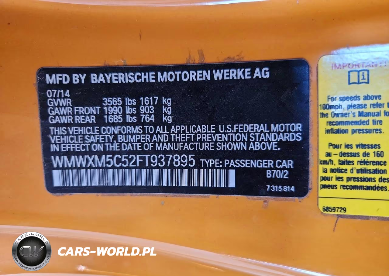2015 Mini Cooper VIN:WMWXM5C52FT937895 - 13
