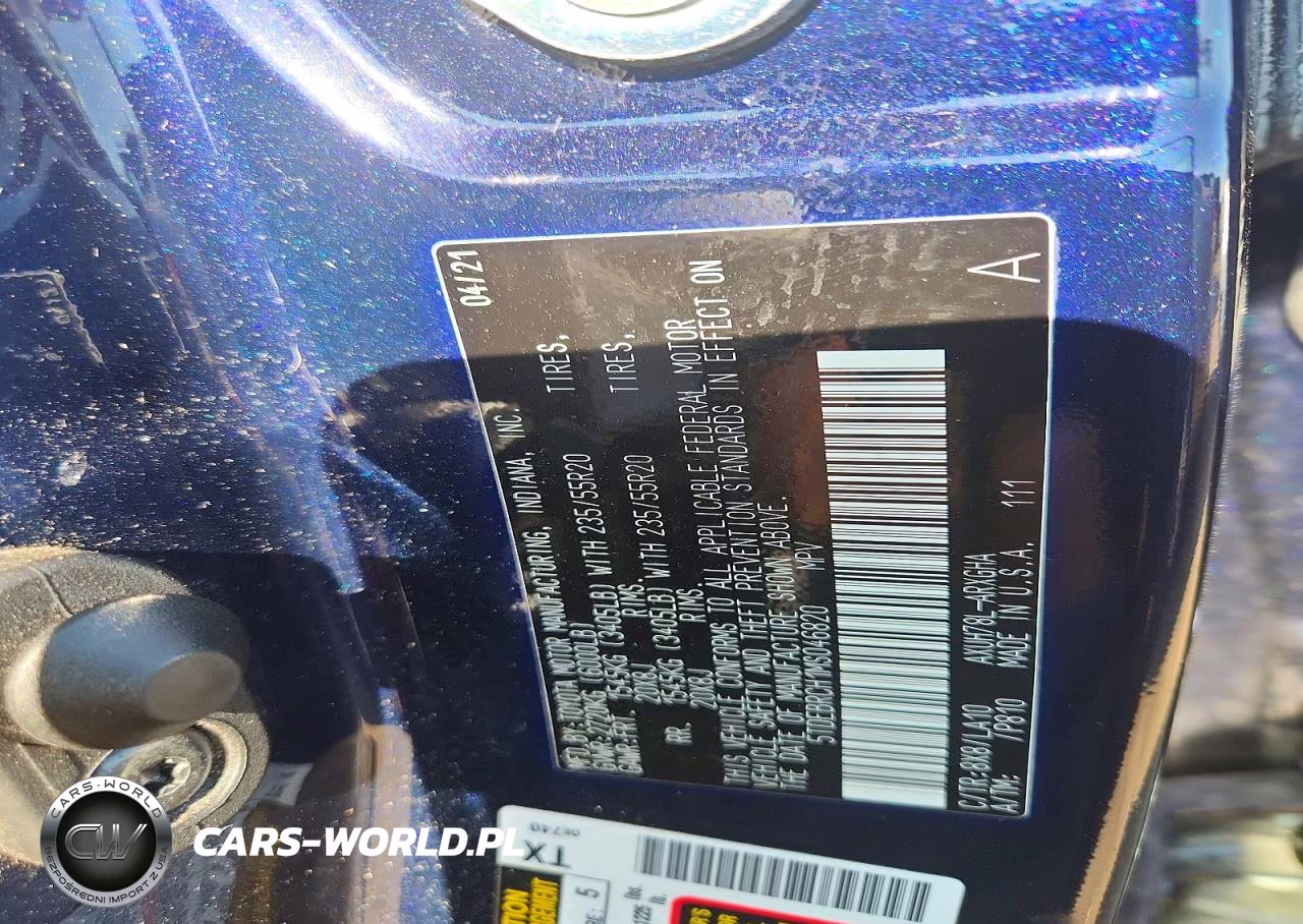 2021 Toyota Highlander Hybrid Platinum VIN:5TDEBRCH1MS046820 - 12