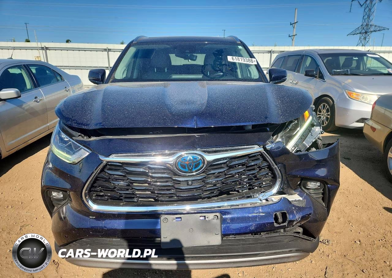 2021 Toyota Highlander Hybrid Platinum VIN:5TDEBRCH1MS046820 - 5