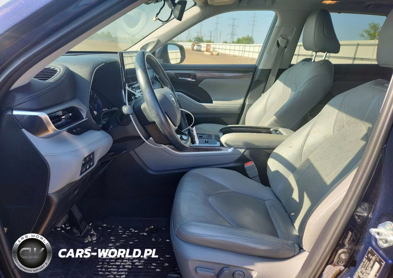 2021 Toyota Highlander Hybrid Platinum VIN:5TDEBRCH1MS046820 - 7