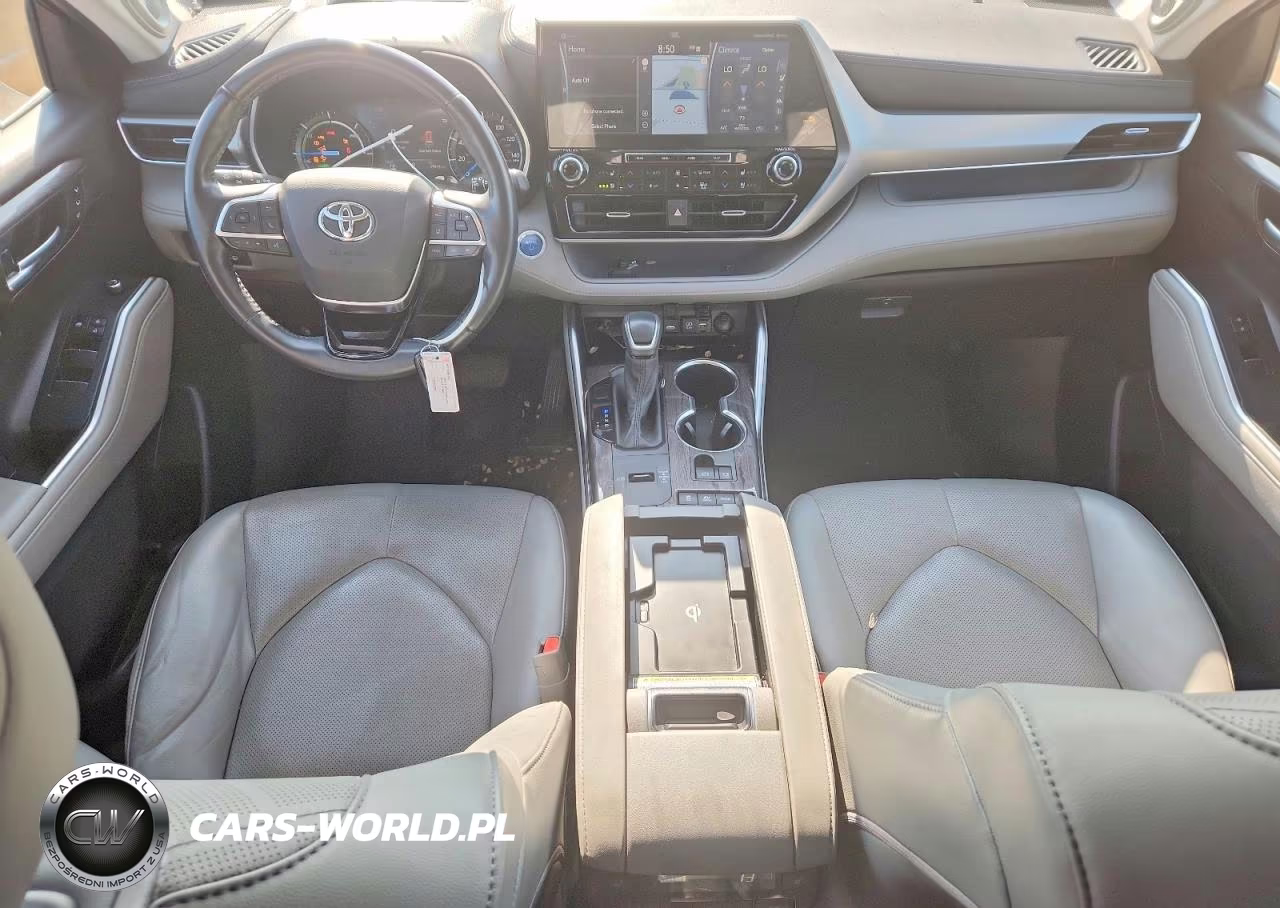 2021 Toyota Highlander Hybrid Platinum VIN:5TDEBRCH1MS046820 - 8