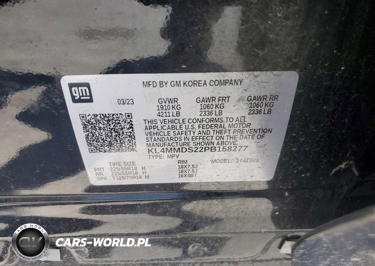 2023 Buick Encore Gx Select VIN:KL4MMDS22PB158277 - 12