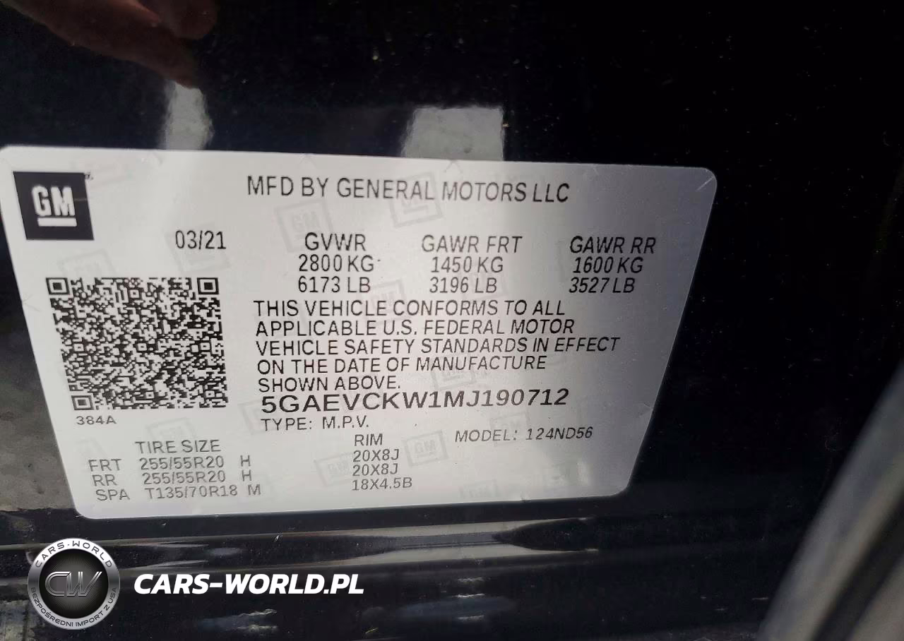 2021 Buick Enclave Avenir VIN:5GAEVCKW1MJ190712 - 13