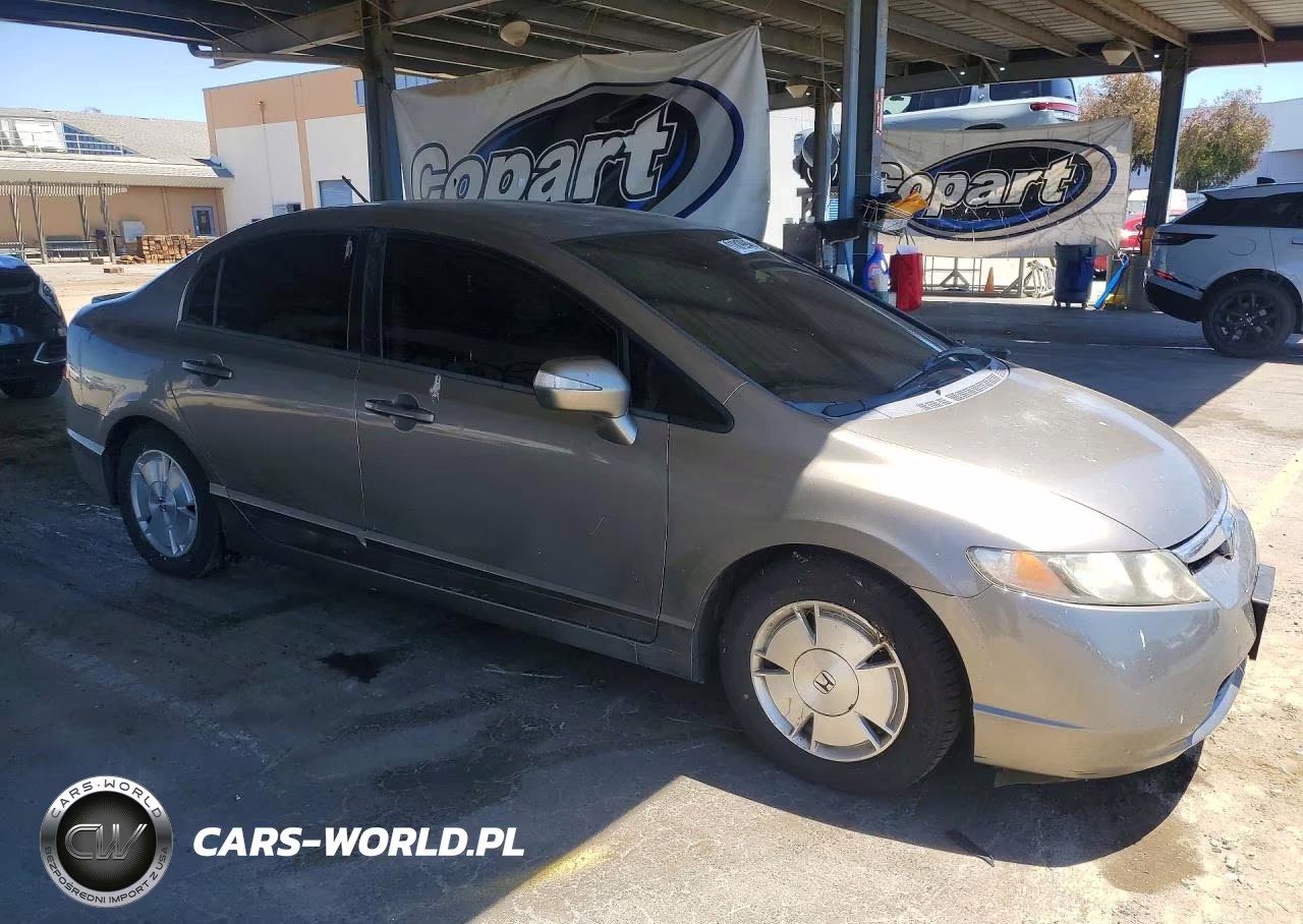 2007 Honda Civic Hybrid VIN:JHMFA36297S007589 - 4
